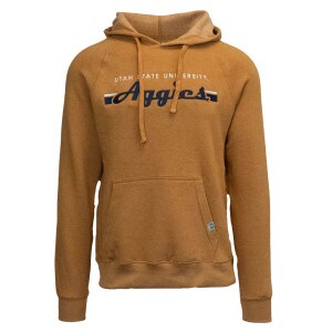 Utah State University Aggies Burnt Orange Fleece-Lined Hoodie